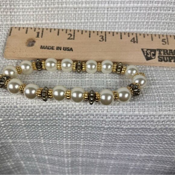 New Skyline Collection Set of 2 Bracelets Genuine Green Zebra Jasper Bracelets - Picture 4 of 5